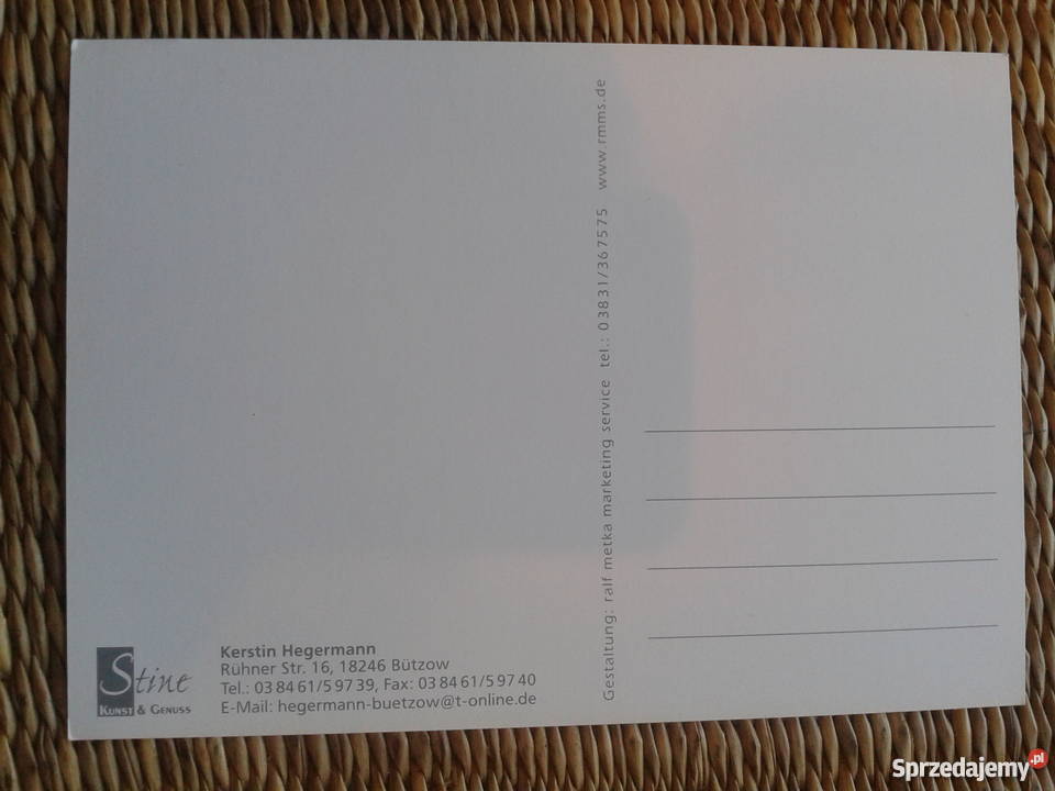 OBRAZ WOLFGANGA SEVERINIBEN Pocztówki i karty telefoniczne Piszczac