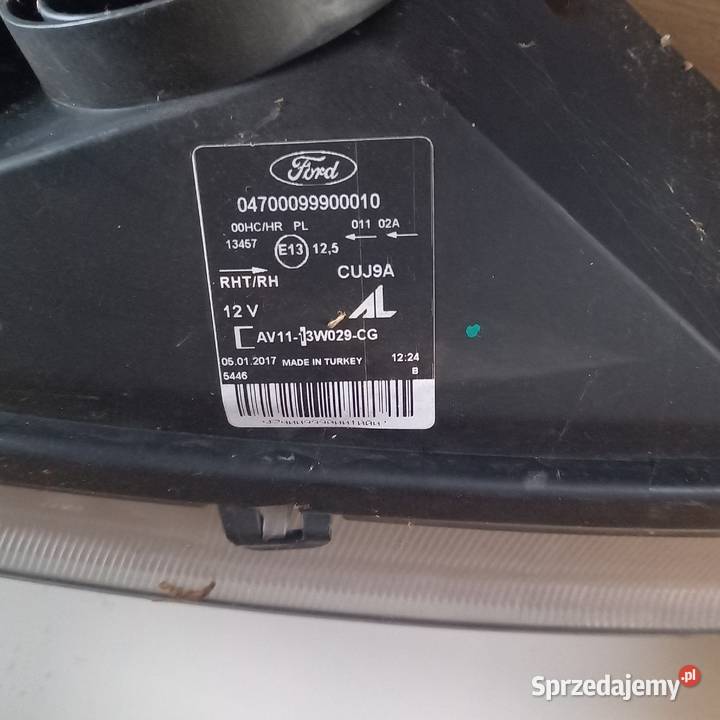 Ford B prawa lampa led mazowieckie Stare Babice