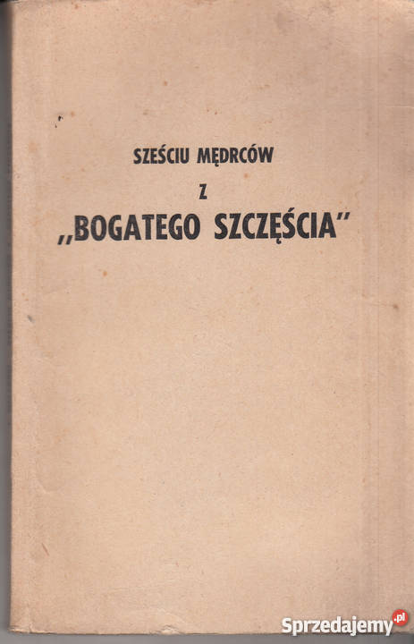 03104 SZEŚCIU MĘDRCÓW Z BOGATEGO SZCZĘŚCIA JERZY małopolskie Czyrna