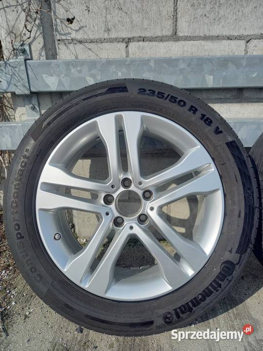 Alufelgi 18 Mercedes GLA 250 z letnimi oponami Lublin
