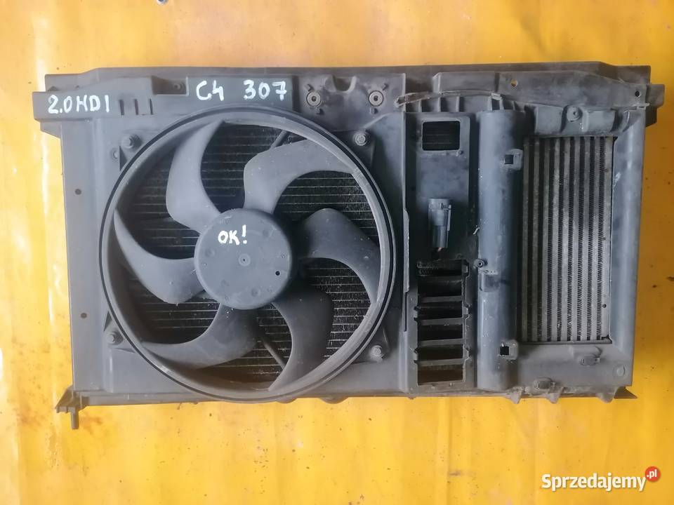komplet 3 chłodnic obudowa wentylator 20hdi Piotrków Trybunalski
