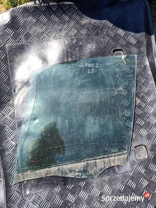 Szyba drzwi lewy przód Scenic II
