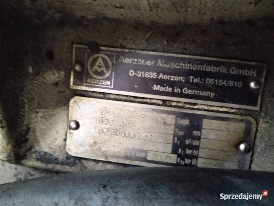 AERZEN sprężarka śrubowa STOPIEN SPREŻAJACY Widzów