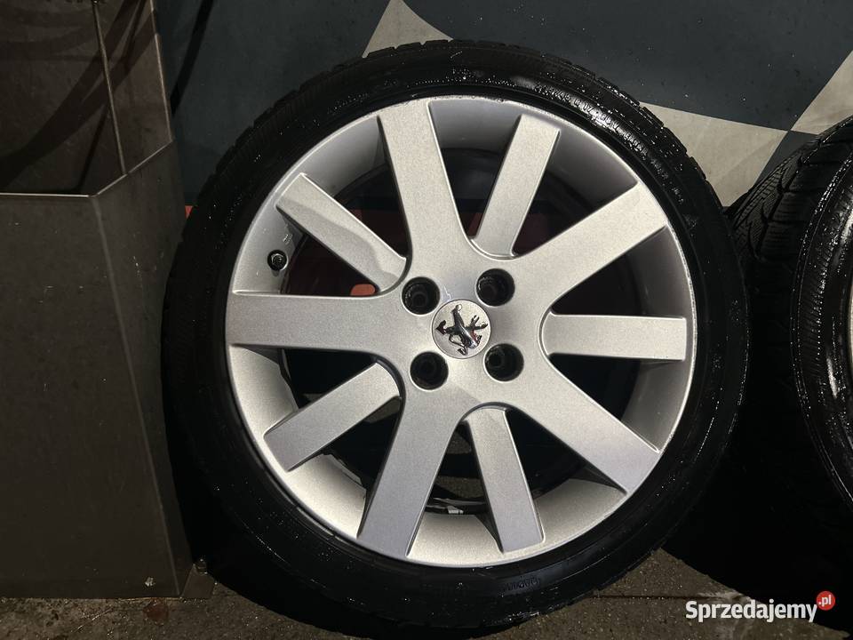 Sprzedam komplet kół felg peugeot gt 4x108 z Konin sprzedam