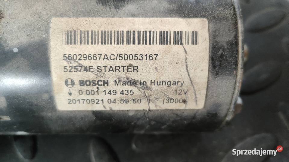 ROZRUSZNIK 56029667AC JEEP CHEROKEE WK2 30CRD Układ elektryczny Mielec sprzedam