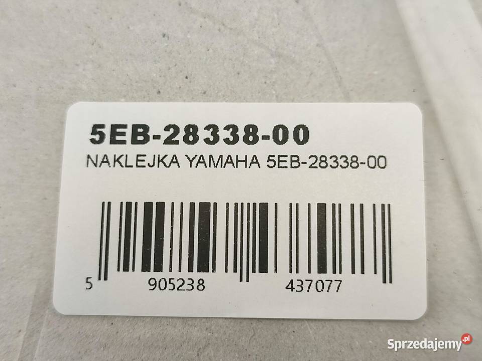 NAKLEJKA EMBLEMAT NA BOCZEK YAMAHA YZFR6