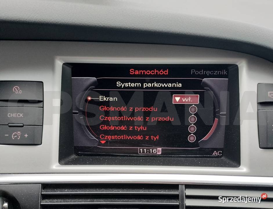 POLSKIE MENU LEKTOR NAWIGACJI AUDI A4 A5 A6 A8 łódzkie Łódź