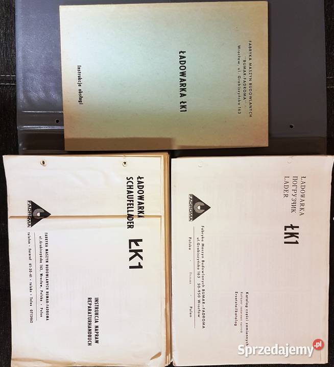 Ładowarka Fadroma ŁK1 katalog części Wrocław