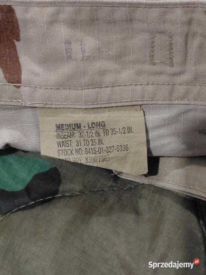 Spodnie BDU 3 color desert Medium Long ripstop