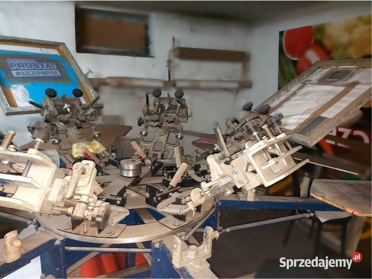 Karuzela do sitodruku sitodrukowa 6 kolor sito kujawsko-pomorskie