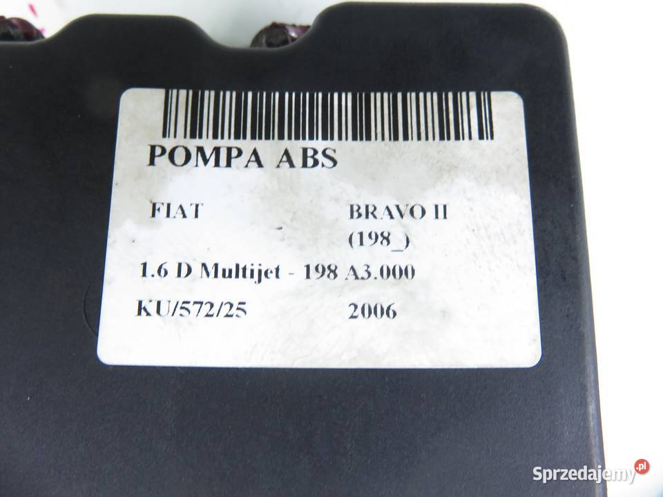 POMPA ABS FIAT BRAVO II 198 0265951052