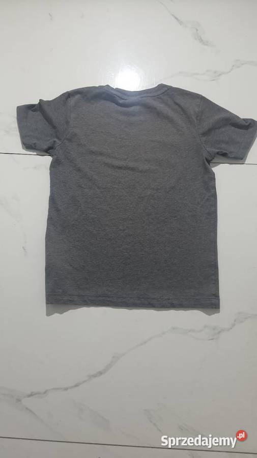 Nike DriFit Szara Koszulka Sportowa Oddychająca szary/srebrny Bluzki, koszulki i kaftaniki Bluzki, koszulki i kaftaniki