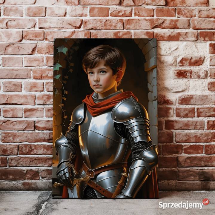 Obraz Portret Królewski na płótnie karykatura