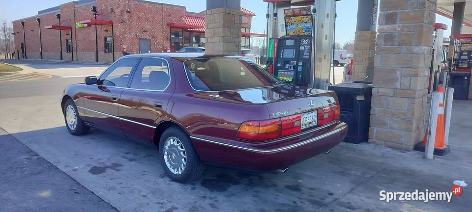 Lexus LS400 UCF10 1990 Przedlift z czerwonym łódzkie