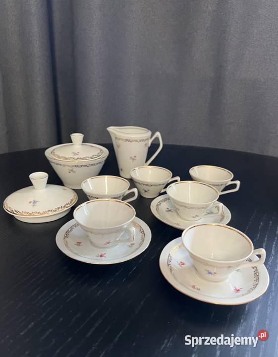 Serwis porcelanowy Elżbieta Fabryka Porcelany Warszawa