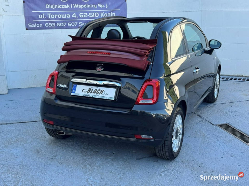 Fiat 500 PROMOCJA Pisemna Gwarancja 12 miesięcy czujnik parkowania Konin