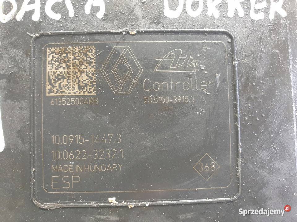 Dacia Dokker POMPA ABS hamulcowa 476608804R Rudka sprzedam