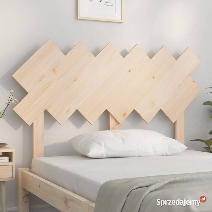 Wezgłowie łóżka 1225x3x805 lite drewno sosnowe mazowieckie Warszawa