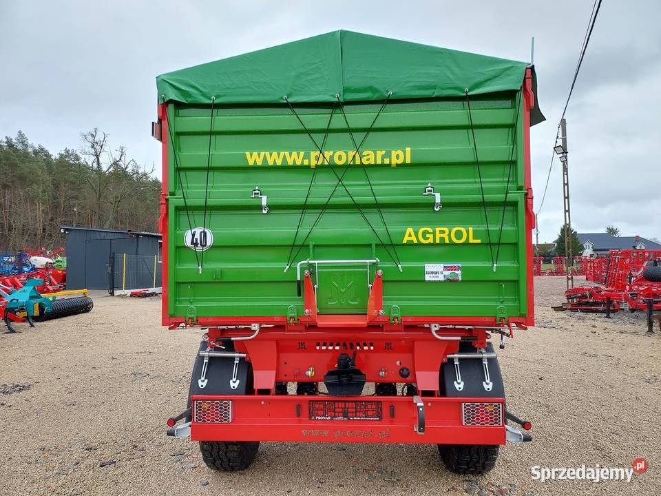 Przyczepa paletowa PRONAR T 680 PT510 512 Raty nieuszkodzony Przyczepy rolnicze Pasłęk