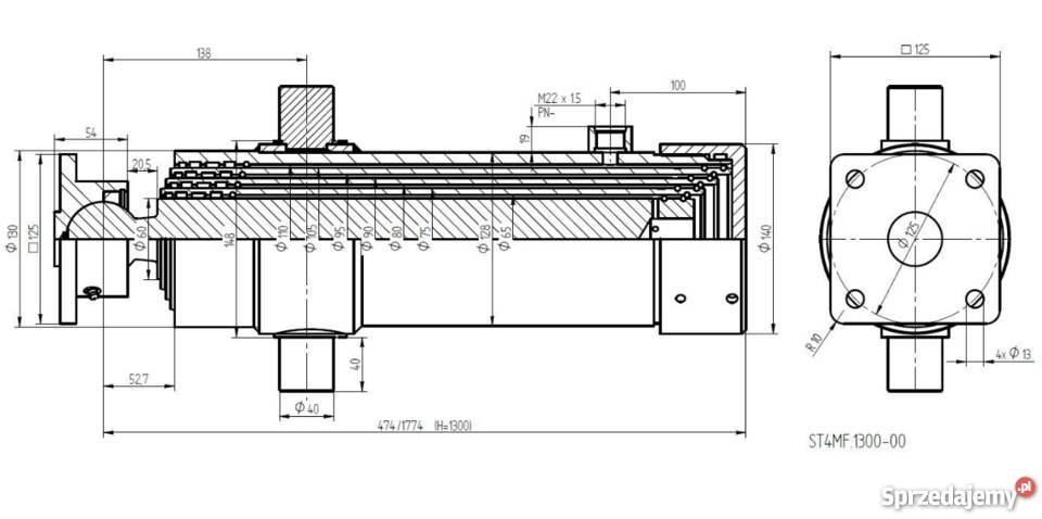 Zestaw Hydrauliczny Wywrotu 43 na 3 strony 1300 Solec Kujawski