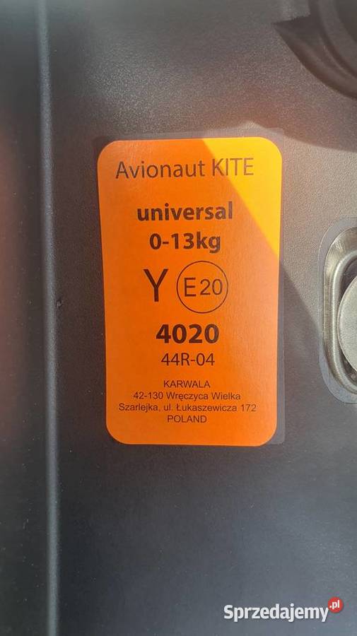 Foteliki avionaut dwie sztuki pomorskie