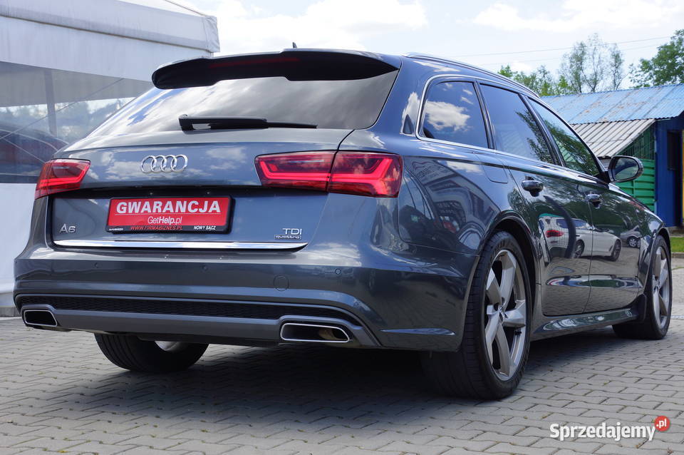 Audi A6 20 TDI CR 190 4x4 Lift SLine Półskóra nieuszkodzony Nowy Sącz