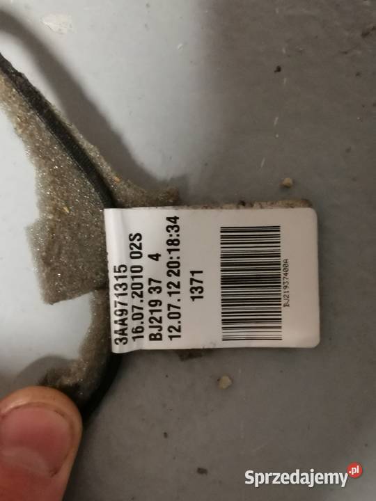 Wiązka instalacja nawiewu vw passat cc 3aa971315 Międzychód sprzedam