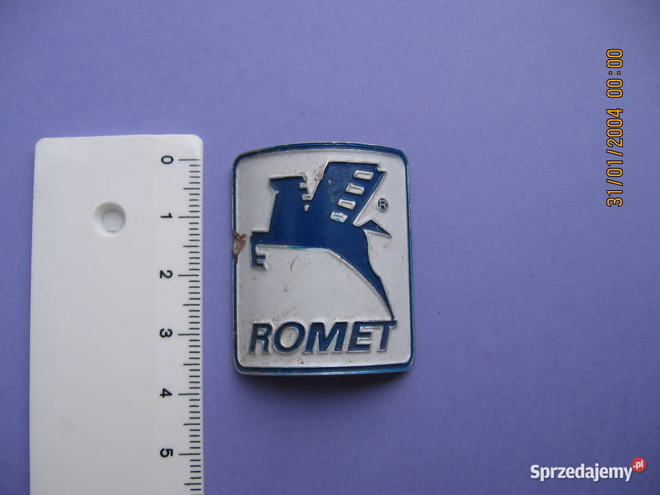 ROMET stara tabliczka znaczek rower motorower podkarpackie Przemyśl