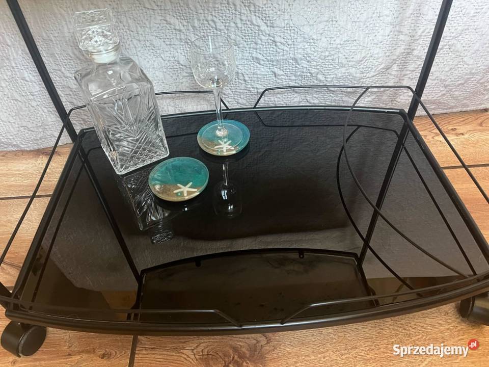 Barek stolik z żywicą z motywem morskim Radomsko