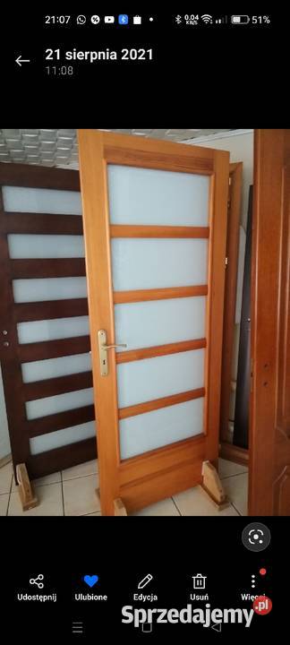 Drzwi wewnętrzne bezfelcowe białe 87cm Tomaszów Mazowiecki