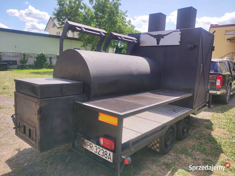 Smoker Grill Bbq mobilny katering imprezy Sękocin Nowy sprzedam