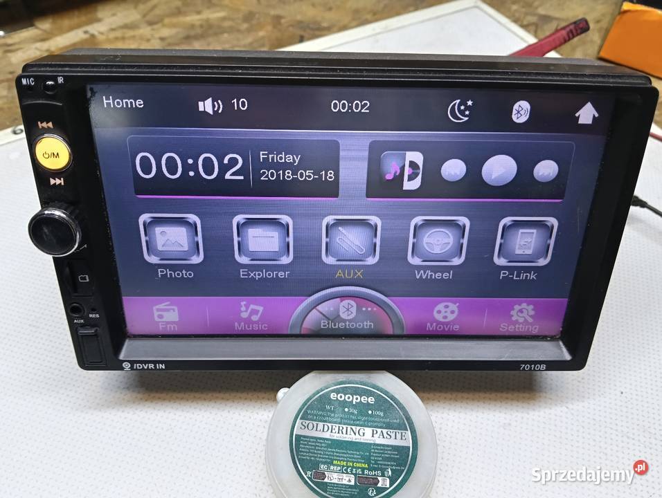 Radio uniwersalne samochodowe 5 Drążdżewo Nowe