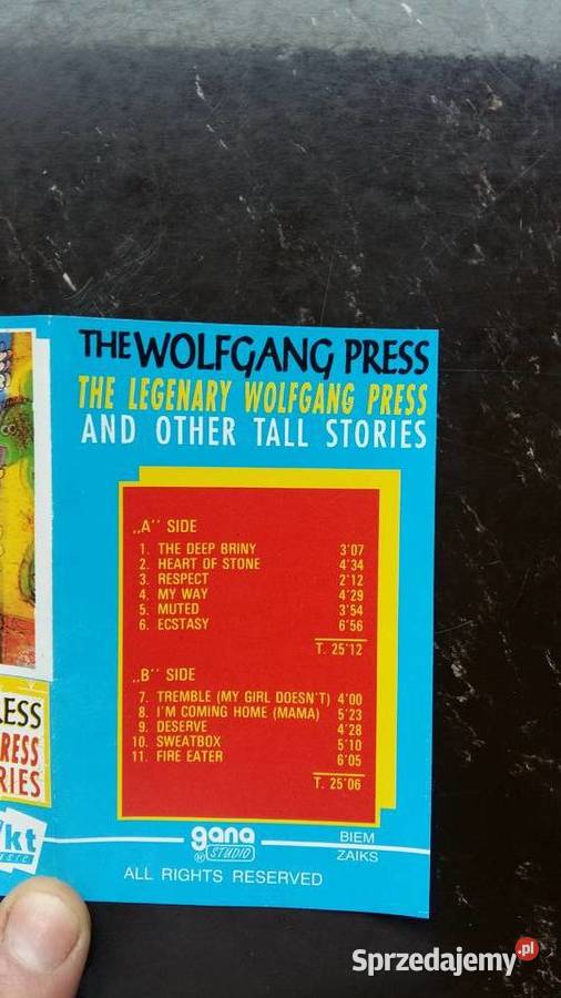 Kaseta magnetofonowa The wolfgang press The Siemiatycze