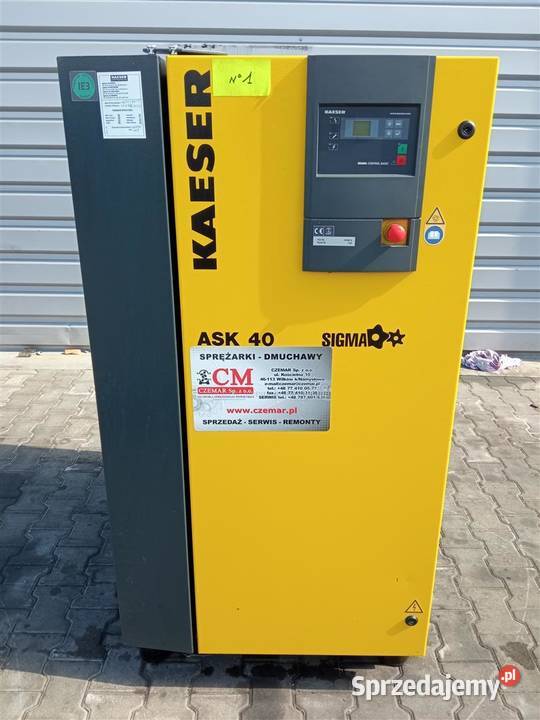 Sprężarka śr kompresor KAESER ASK40 22KW S009889 Narzędzia warsztatowe Wilków