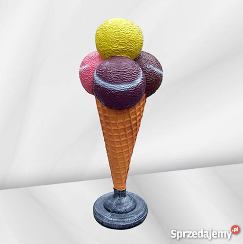 Makieta reklamowa 3D Reklama Lód 4 kulki Nowa Sól