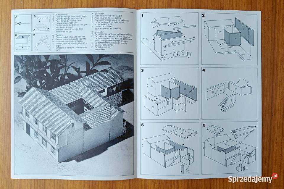 Domki kartonowe do sklejania educoll 4 i educoll