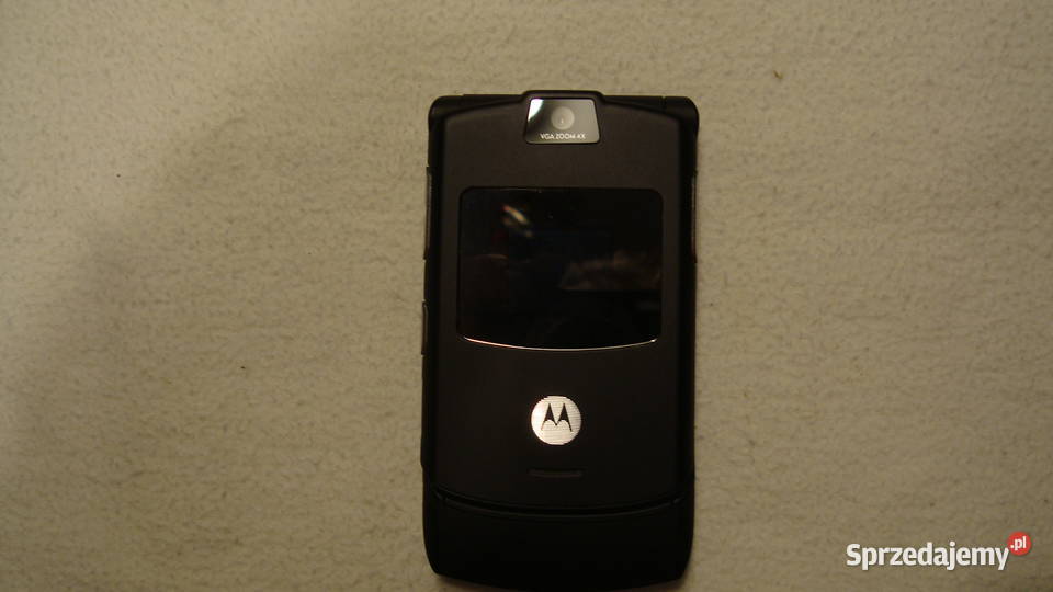 Telefon komórkowy Motorola V3x 4 MB czarny