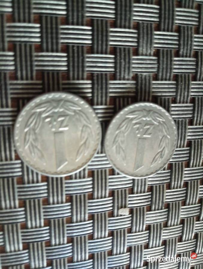 Sprzedam dwie monety 1 zl 1976 bzm obie Chełm