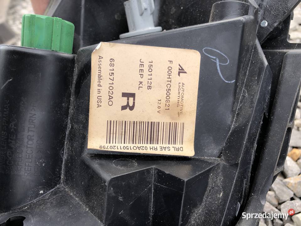 Lampy przednie Jeep Cherokee Kl USA 14 osobowe Kraśnik sprzedam
