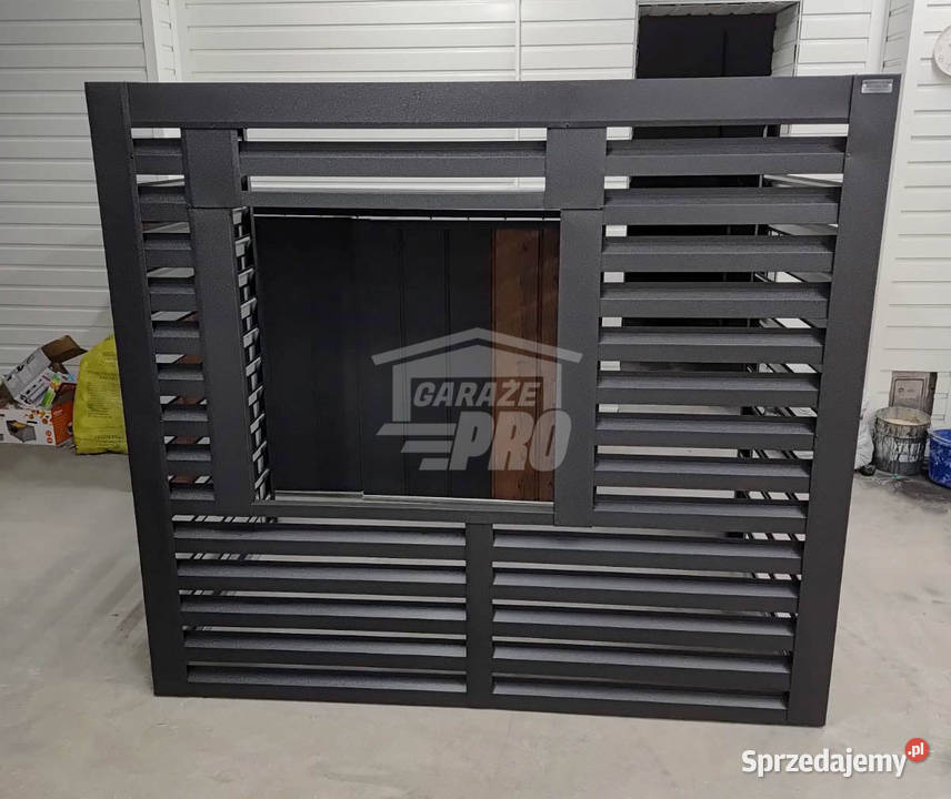 Osłona Pompy Ciepła 120x60x150 Antracyt Zabudowa lubuskie Kostrzyn nad Odrą