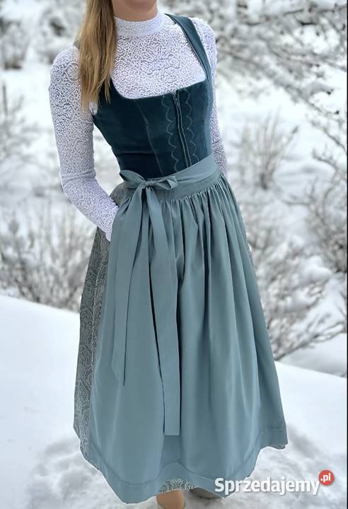 Oktoberfest kostiumsukienka midi doskonała na Żary