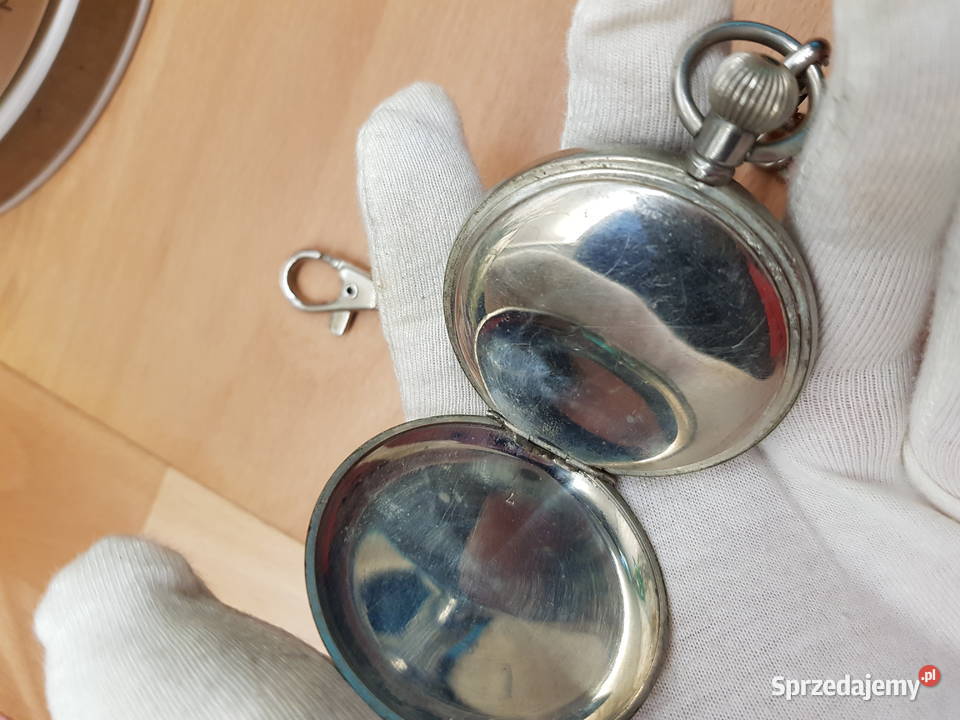 Szwajcarski kieszonkowy stoper Alpina WWI Chorzów sprzedam