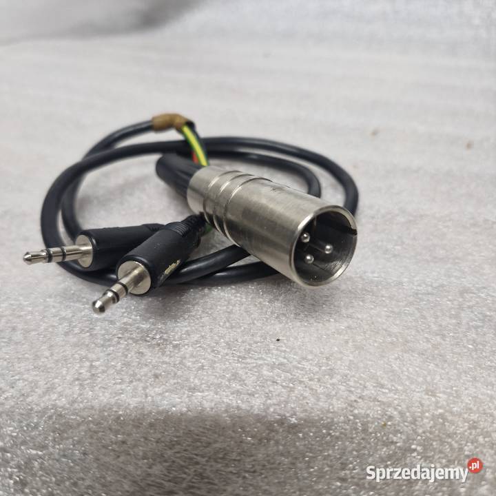 Przejściówka kabel XLR męski 2x mini jack 35 mm Polanów sprzedam