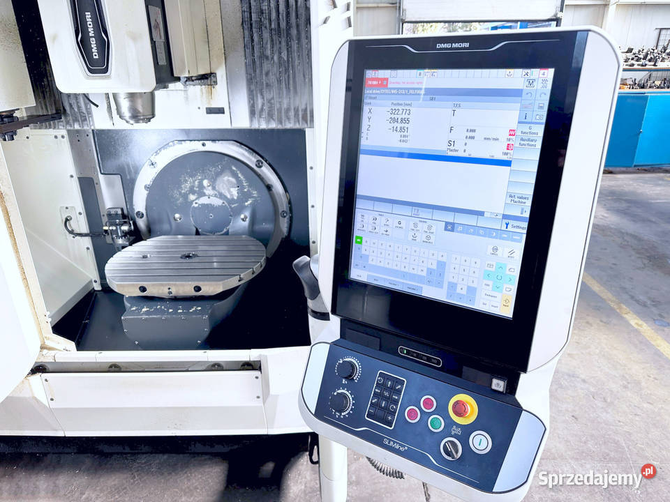 Frezarka CNC DMG CMX 50 U 5 osi z Niemiec Zabór