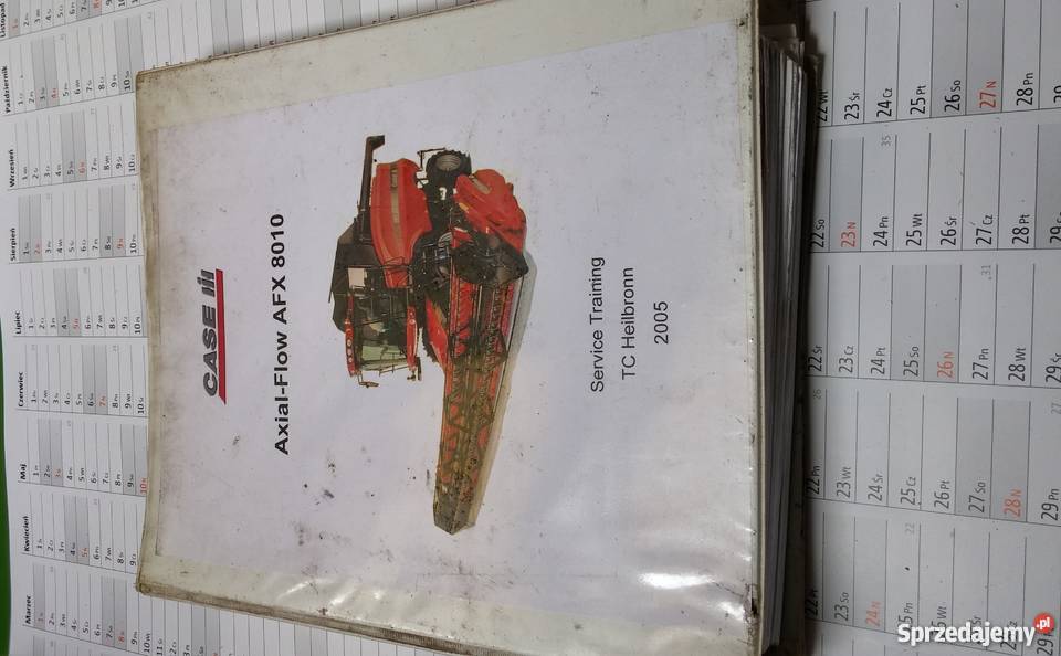 Instrukcja napraw CASE IH AxialFlow AFX 8010 Szamotuły