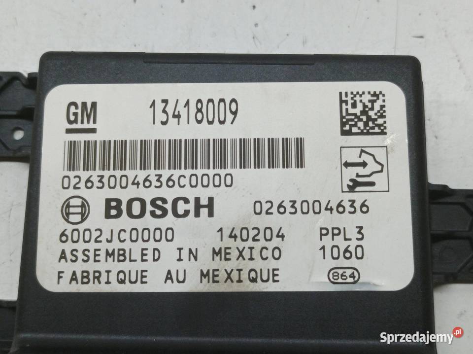 MODUŁ PDC PARKOWANIA 13418009 0263004636 Opel osobowe Komputery