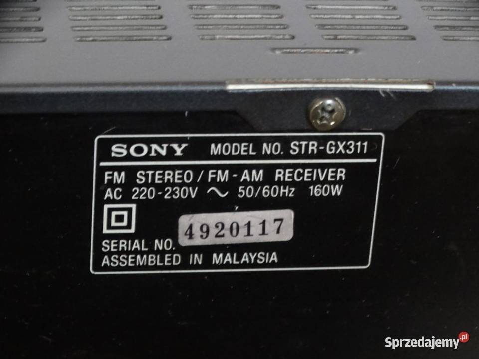 Amplituner Sony STR-GX311 RDS mocny i sprawny.WYSYŁKA. Jasło ...