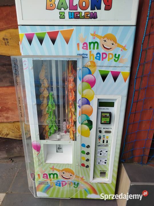 Automat Vendingowy do Balonów z Helem I am Happy Pozostałe wielkopolskie Kościan