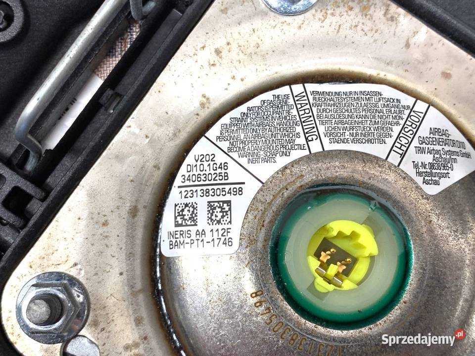 KOKPIT PODUSZKI PASY KOMPLET NISSAN QASHQAI J10