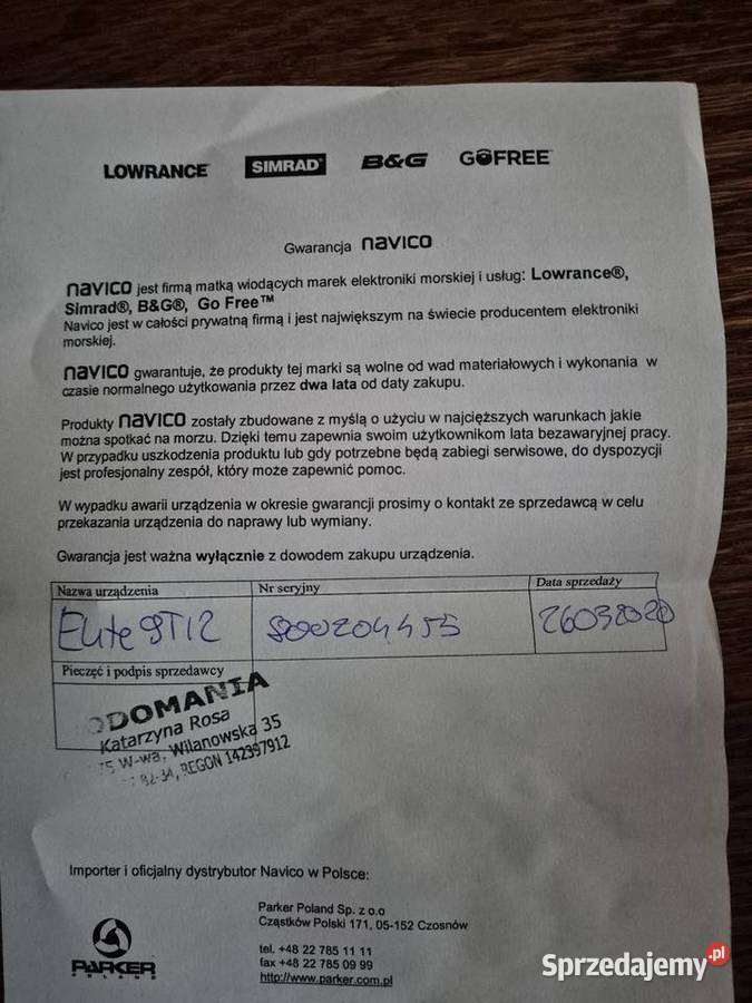 Echosonda lowrance elite 9ti2 podlaskie Białystok